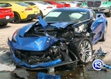 В США сердечный приступ за рулем обернулся двумя разбитыми Corvette