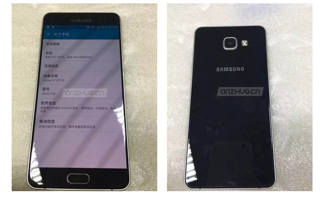 Первые фото обновленного Samsung Galaxy A7